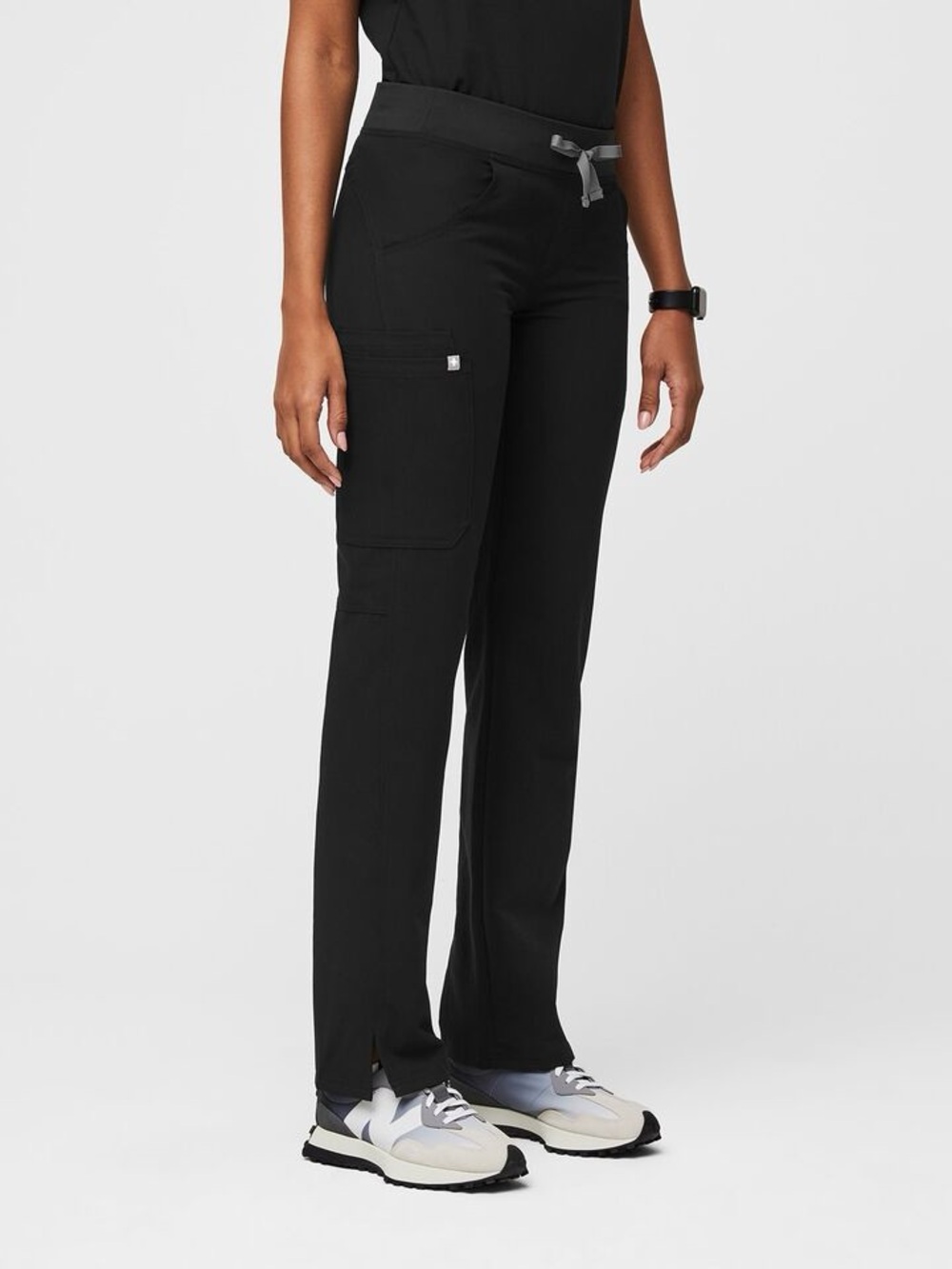 FIGS Pants Womens S Black Kade Technical Collection Cargo Scrub Workwear Medical